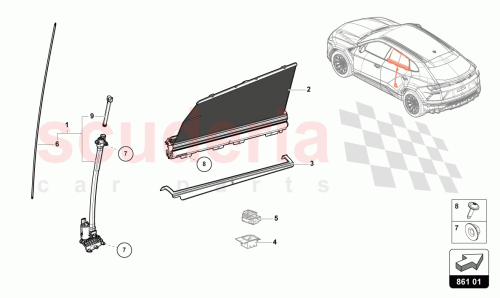 Part Diagram for Lamborghini 4ML86133486Z