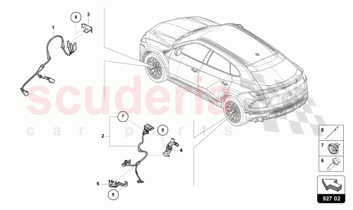 Part Diagram for Lamborghini 4M0972253AC