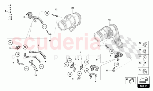 Part Diagram for Lamborghini 4M0131850E