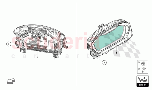 Part Diagram for Lamborghini 4ML920790P