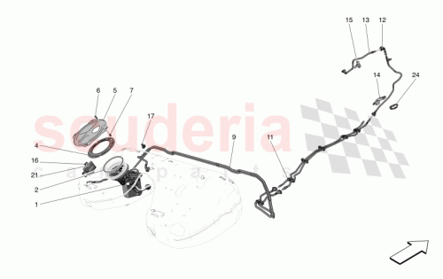 Part Diagram for Maserati 670296105