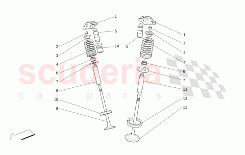 Part Diagram for Maserati 275533