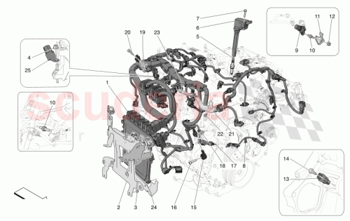 Part Diagram for Maserati 675000172