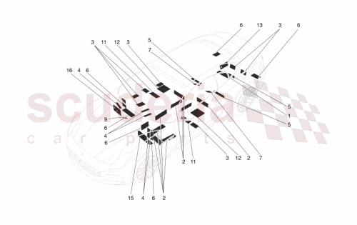 Part Diagram for Maserati 670159573