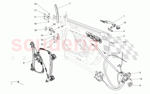 Part Diagram for Maserati 670175804