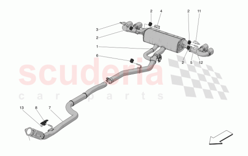 Part Diagram for Maserati 675001246