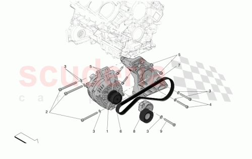 Part Diagram for Maserati 675001422