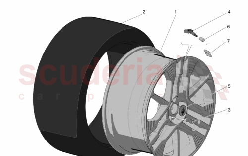Part Diagram for Maserati 980189130