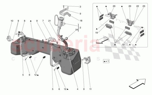 Part Diagram for Maserati 670305447