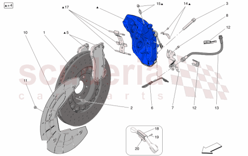 Part Diagram for Maserati 673014159