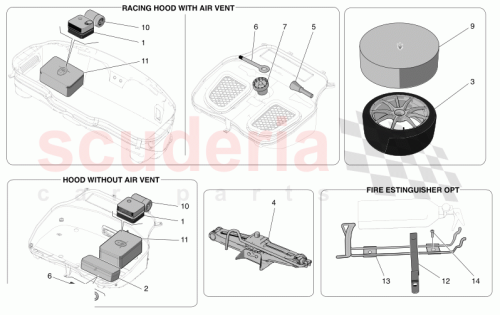Part Diagram for Maserati 675230291