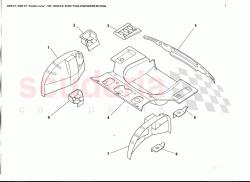 Part Diagram for Maserati 381300506
