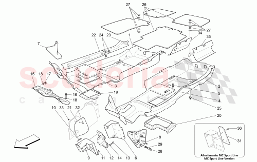 Part Diagram for Maserati 82083920