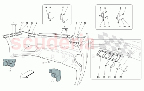 Part Diagram for Maserati 83619100