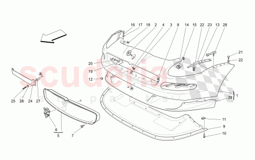 Part Diagram for Maserati 89096000
