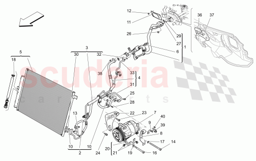 Part Diagram for Maserati 670104810