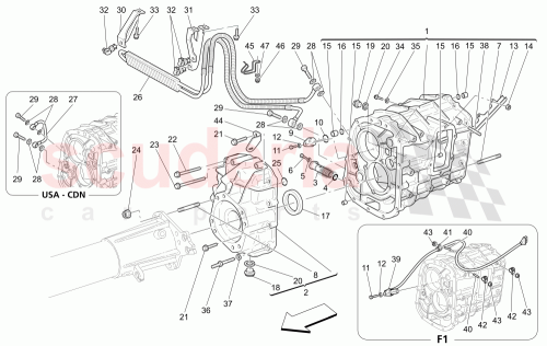 Part Diagram for Maserati 199545