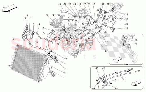 Part Diagram for Maserati 670035402