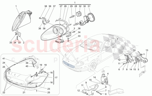 Part Diagram for Maserati 66371800