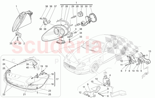 Part Diagram for Maserati 208127051