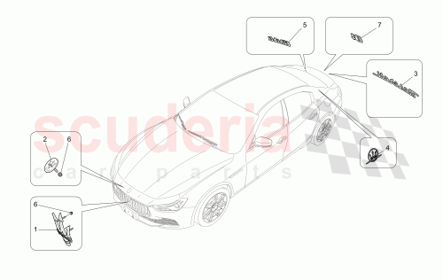 Part Diagram for Maserati 670008315