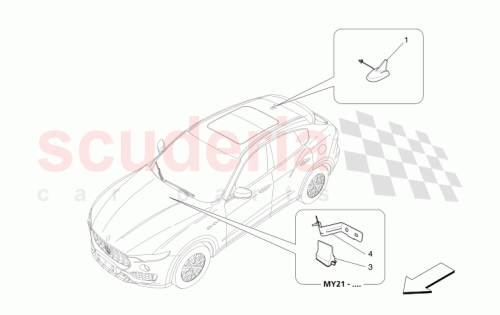 Part Diagram for Maserati 670155055