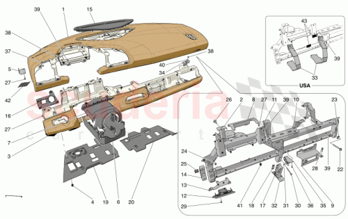 Part Diagram for Maserati 910045075