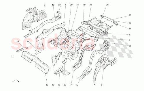 Part Diagram for Maserati 670311071