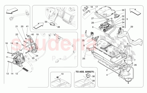Part Diagram for Maserati 670221498
