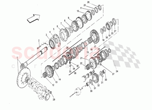 Part Diagram for Maserati 214801