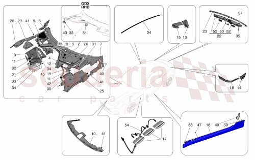 Part Diagram for Maserati 670354010
