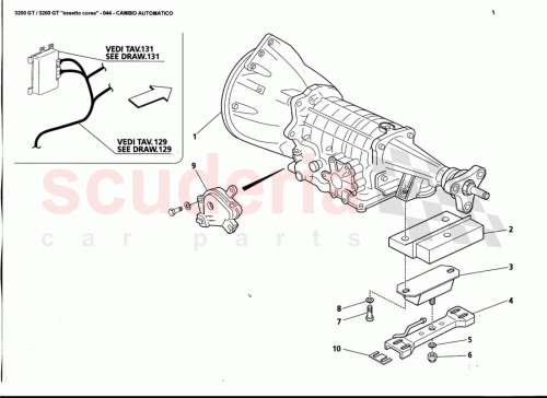 Part Diagram for Maserati 384805311