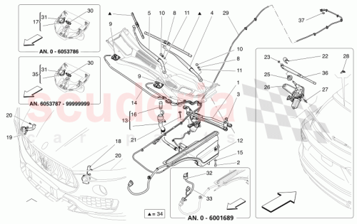 Part Diagram for Maserati 675002230