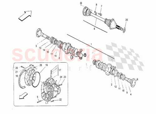 Part Diagram for Maserati 255021