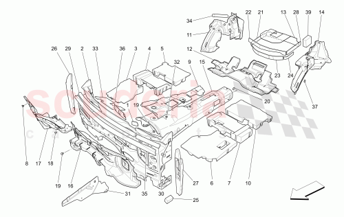 Part Diagram for Maserati 670038497