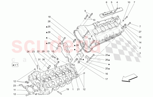 Part Diagram for Maserati 216287