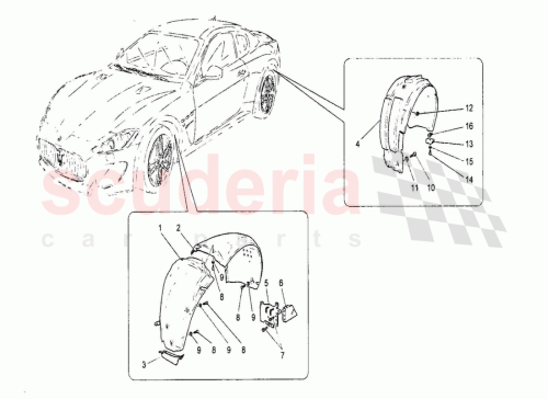 Part Diagram for Maserati 67726600