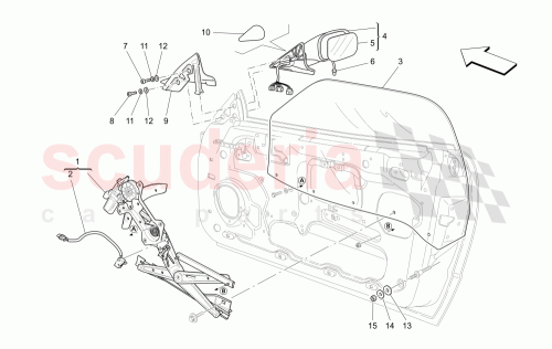 Part Diagram for Maserati 66138000
