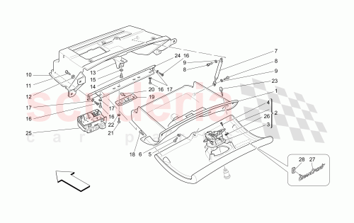 Part Diagram for Maserati 69801330