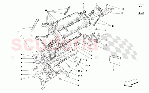 Part Diagram for Maserati 673000956