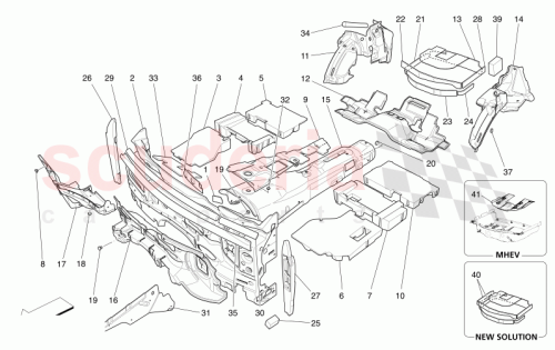 Part Diagram for Maserati 670100464