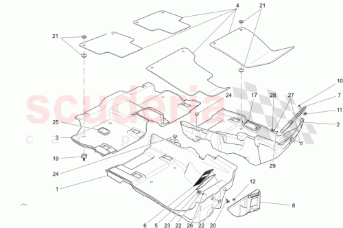 Part Diagram for Maserati 673000079