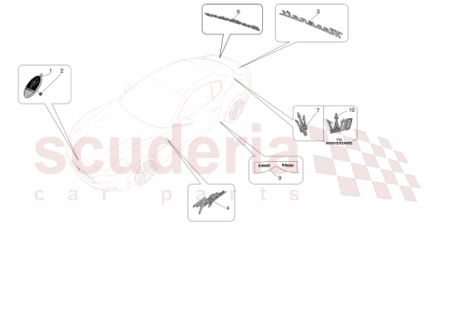 Part Diagram for Maserati 670158827