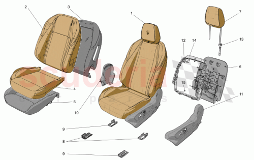 Part Diagram for Maserati 670269151