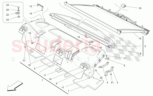 Part Diagram for Maserati 670095502