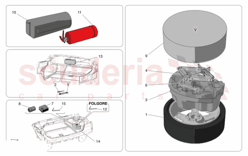 Part Diagram for Maserati 675007522