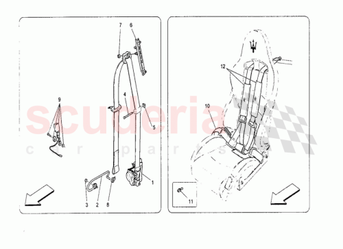Part Diagram for Maserati 980145393