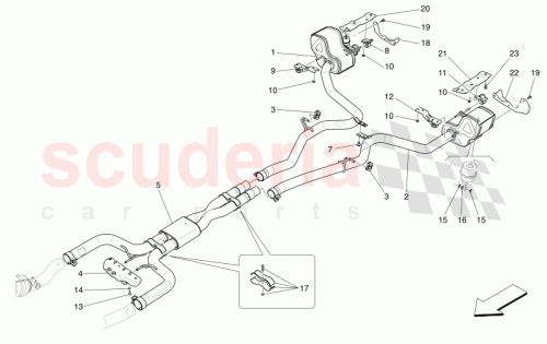 Part Diagram for Maserati 670215244