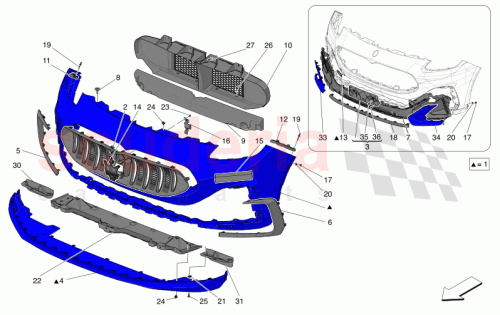 Part Diagram for Maserati 675000648