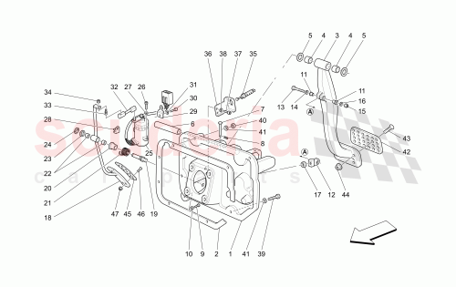 Part Diagram for Maserati 14441324
